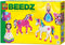 SES Beedz - Strijkkralen met legborden - grondplaten, 2100 strijkkralen en strijkvel - eenhoorns en prinsessen - unicorn - met glitterkralen en stickers - PVC vrij