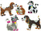 SES Beedz - Strijkkralen met legborden - grondplaten, 2200 strijkkralen en strijkvel - huisdieren - hond, kat, hamster - met stickers - PVC vrij