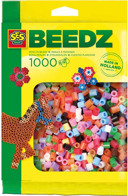 SES Beedz - Strijkkralen - Mix Basis - 1000 stuks - PVC vrij - strijkparels