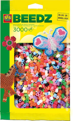 SES Beedz - Strijkkralen - Mix Basis - 3000 stuks - PVC vrij