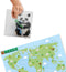 SES Beedz - Wereld dieren - 3500 strijkkralen - met legbord en wereldkaart - PVC vrij - strijkkralen jongens