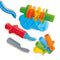 SES Creative 00504 Klei met tools - Bepaal je eigen patroon met de klei-roller en versier je creaties met de 5 kleispuitjes - Met 2 potjes klei
