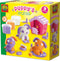 SES Creative 00505 Puppy's maken met klei - Klei je eigen dierenvriendjes - Inclusief 9 accessoires en hondenhok
