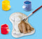 SES Creative 01294 Gieten en Schilderen - Honden - Creatieve Knutselset voor Kinderen vanaf 5 Jaar - Inclusief alles wat nodig is voor creatief spel - Perfect voor kinderen die van knutselen houden