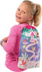 SES Creative 02401 Activiteiten Tas - Armbandjes maken - Kleuren - Stickeren - Knutselen Op reis - Versier je eigen tas