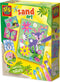 SES Creative 14037 Zandkunst met Kleuren - Geïnspireerd door de Natuur - Creatieve Knutselset voor Kinderen vanaf 3 Jaar - Inclusief alles wat nodig is voor creatief plezier - Perfect voor kleine kunstenaars