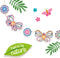 SES Creative 14039 Lichtketting - Geïnspireerd door de Natuur - Creatieve Knutselset voor Kinderen vanaf 6 Jaar - Decoreer vlinders en bloemen met glitter en verf - Perfect voor magische decoraties