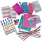 SES Creative 14139 Glitter Mega Knutseldoos - Creatieve Knutselset voor Kinderen vanaf 5 Jaar - Inclusief diamantstickers, glitterlijm en meer - Perfect voor decoreren en plezier