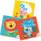 SES Creative 14407 My First Klei Kapsels op kaarten leggen - Maak jij de mooiste kapsels op deze vrolijke dierenkaarten? - Inclusief tools om klei haren te maken