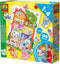 SES Creative 14476 Poster met Stickers - Richt je huis in met leuke stickers - Poster 49,5 x 35 cm + 100 stickers - Veilige Papieren Stickers
