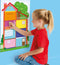 SES Creative 14476 Poster met Stickers - Richt je huis in met leuke stickers - Poster 49,5 x 35 cm + 100 stickers - Veilige Papieren Stickers