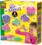 SES Creative 14710 Zandkaarsen - Creatieve Knutselset voor Kinderen vanaf 6 Jaar - Maak unieke kaarsen met wasparels en mallen - Perfect om cadeau te geven en creatief plezier
