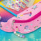 SES Creative 14774 Galactische Heuptas - Personaliseer een roze tas met stickers en kralen - Perfect voor creatieve mode