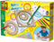 SES Creative 14788 Houten Spiraalontwerper - Creatieve Tekenset voor Kinderen vanaf 5 Jaar - Maak meer dan 40 unieke spiralen met houten wielen - Perfect voor jonge kunstenaars