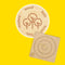 SES Creative 14788 Houten Spiraalontwerper - Creatieve Tekenset voor Kinderen vanaf 5 Jaar - Maak meer dan 40 unieke spiralen met houten wielen - Perfect voor jonge kunstenaars