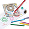 SES Creative 14788 Houten Spiraalontwerper - Creatieve Tekenset voor Kinderen vanaf 5 Jaar - Maak meer dan 40 unieke spiralen met houten wielen - Perfect voor jonge kunstenaars