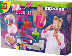 SES Creative 25141 Nagelstudio Lab - Nagellak voor kinderen - Nagellak maken - STEM speelgoed - Experimenteerdozen