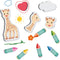 SES Creative - Sophie la girafe – Badkrijtjes met vormen - eindeloos speelplezier in bad - kleurrijke krijtjes – foam figuren – badspeelgoed – vanaf 24 maanden