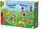 SES - Croquet and pittenzak gooien - 2-in-1 spellen - echt houten onderdelen met vrolijke illustraties - in handige bewaartas
