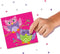 SES - Diamond painting - 1080 diamant stickers in 6 kleuren - met 8 kleurrijke kaarten - knutselen meisjes