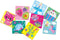SES - Diamond painting - 1080 diamant stickers in 6 kleuren - met 8 kleurrijke kaarten - knutselen meisjes