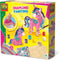 SES - Diamond painting - 3D Unicorn Knutselen - houten eenhoorns - 540 diamant stickers - glitterstickers - knutselen meisjes - knutselpakket