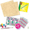 SES - Diamond painting - 3D Unicorn Knutselen - houten eenhoorns - 540 diamant stickers - glitterstickers - knutselen meisjes - knutselpakket