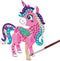 SES - Diamond painting - 3D Unicorn Knutselen - houten eenhoorns - 540 diamant stickers - glitterstickers - knutselen meisjes - knutselpakket
