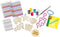 SES - Diamond painting - Houten sleutelhangers - zelf sleutelhangers maken - 560 diamonds en 6 kleuren verf - inclusief kunststof sleutelhangers, houten figuren en lint - knutselen meisjes