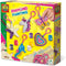 SES - Diamond painting - Houten sleutelhangers - zelf sleutelhangers maken - 560 diamonds en 6 kleuren verf - inclusief kunststof sleutelhangers, houten figuren en lint - knutselen meisjes