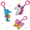 SES - Diamond painting - Houten sleutelhangers - zelf sleutelhangers maken - 560 diamonds en 6 kleuren verf - inclusief kunststof sleutelhangers, houten figuren en lint - knutselen meisjes