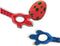 SES - Dino eierloop - set met 4 eieren, 4 dino lepels en 4 dino fiches - buiten spelen - met handige bewaartas - Dinosaurus Speelgoed
