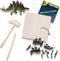 SES - Dino en skelet opgraven 2 in 1 - Stegosaurus - bikblok met skelet - complete set met houten hamer en beitel - Dinosaurus Speelgoed