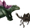 SES - Dino en skelet opgraven 2 in 1 - Stegosaurus - bikblok met skelet - complete set met houten hamer en beitel - Dinosaurus Speelgoed