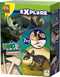SES - Dino en skelet opgraven 2 in 1 - Triceratops - bikblok met skelet - complete set met houten hamer en beitel - Dinosaurus Speelgoed