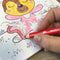 SES - Doe kleurboek glitter 3 in 1 - glitter scratch, diamond painting en kleurplaten - met glitters stickers en houten scratch pen