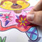 SES - Doe kleurboek glitter 3 in 1 - glitter scratch, diamond painting en kleurplaten - met glitters stickers en houten scratch pen