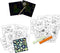SES - Doe kleurboek glow in the dark 3 in 1 - scratch, stickers en kleurplaten - met scratch pen