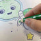 SES - Doe kleurboek glow in the dark 3 in 1 - scratch, stickers en kleurplaten - met scratch pen