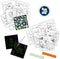 SES - Doe kleurboek glow in the dark 3 in 1 - scratch, stickers en kleurplaten - met scratch pen