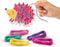SES - Draad wikkel dieren - met glitter stickers en 5 heldere kleuren draad - 6 wikkel dieren