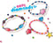 SES - Easy diamonds armbanden - 9 bedels om zelf te vullen - met kralen en elastiek koord - knutselen meisjes - armbandjes maken meisjes