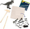 SES - Explore - Dino en skelet opgraven 2 in 1 - T-rex - bikblok met skelet - complete set met houten hamer en beitel - Dinosaurus Speelgoed