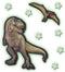 SES - Explore - Mega Glow T-Rex World - glow in the dark - met foam plakkers - leuke slaapkamer decoratie