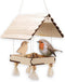 SES - Explore - Vogelvoederstation - Vogelhuis maken - je eigen houten vogelhuisje - inclusief draad en kralen - experimenteerdozen