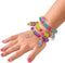SES - Fashion girls bedelarmbanden - armbandjes maken meisjes - 8 kleurpotloden en voorbeelden - met magisch krimpfolie - knutselen meisjes