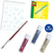 SES - Fashion glitter tattoos - zelf tatoeages maken - met 3 kleuren biologisch afbreekbare glitters - Kinder Tattoos - Tijdelijke tattoos