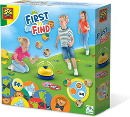 SES - First To Find Zoek-Bel-Verzamel - met metalen hotel bel en handige bewaartas - overal te spelen