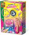 SES - Galaxy - Glow in the dark armbandjes maken meisjes- elastieken armbanden - bedelsieraden met glow in the dark kralen - knutselen meisjes