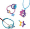 SES - Galaxy - Kristal sieraden - sieraden maken - mooie heldere kleuren verf - glow in the dark - complete set - knutselen meisjes